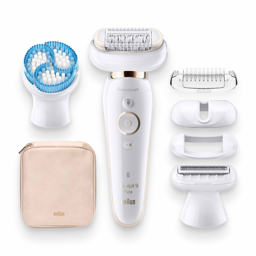Braun Silk-épil 9 81688637 epilator 40 tweezers White, Gold – image 6