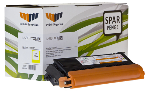 MM Yellow Laser Toner - Brother TN320Y - For Brother DCP / HL / MFC – image 1
