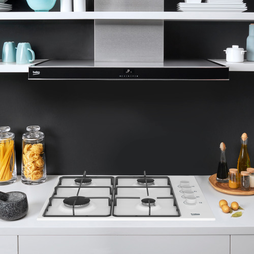 Beko HIBG64120SW 60cm Gas Hob with Side Knob Controls – image 7