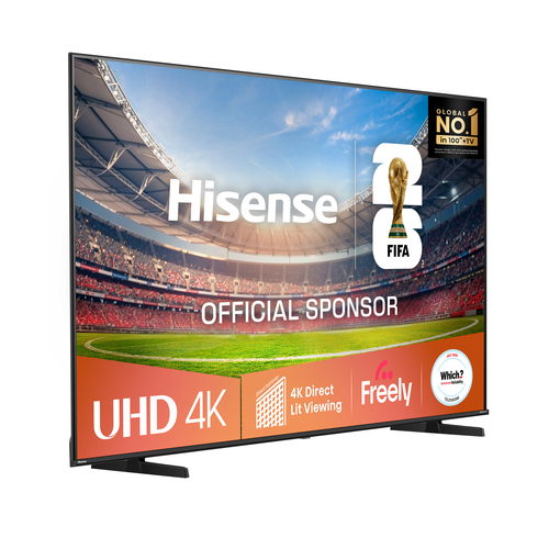 85" Hisense A6Q LED 4K Hdr Smart TV with Freely - 85A6QTUK, Black - image 3
