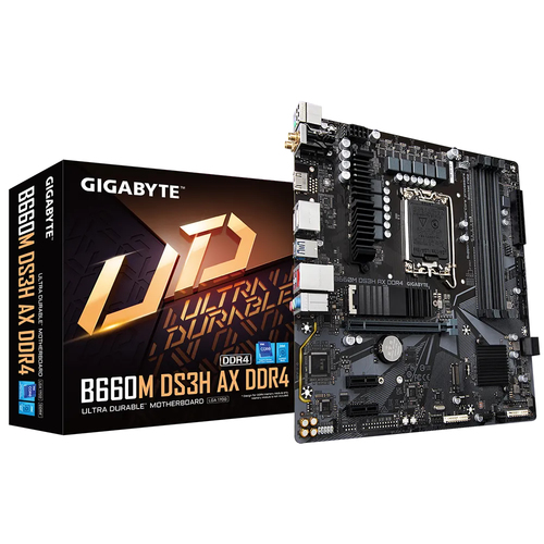 GIGABYTE B660M DS3H AX DDR4 материнская плата Intel B660 LGA 1700 Микро ATX