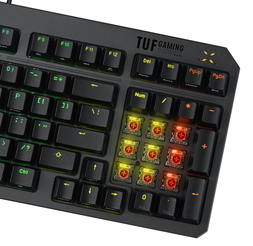Asus Tuf Gaming Keyboard K3 Gen II - Black - 90MP0390-BKEA01 - image 8