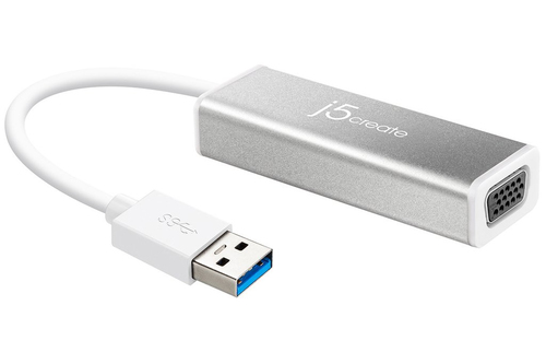 j5create JUA315 USB grafiskais adapteris 2048 x 1152 pikseļi Alumīnijs