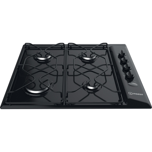 Indesit PAA 642 /I(BK) варочная поверхность Черный Встроенный 60 cm Газовый 4 зона(ы)
