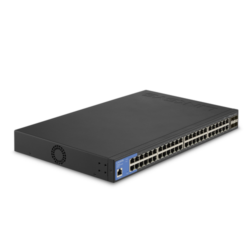 Linksys LGS352C-EU сетевой коммутатор Управляемый L3 Gigabit Ethernet (10/100/1000) Питание по Ethernet (PoE) Черный, Синий