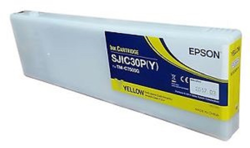 C33S020638 Tinta Epson SJIC30P ColorWorks TM-C7500G Color Amarillo C33S020638