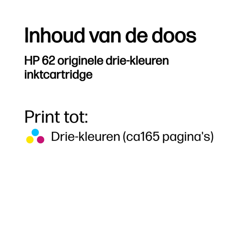 HP 62 Cartouche Couleur – Photo 3 sur 10