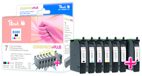 Peach 313662 ink cartridge 7 pc(s) Black, Cyan, Magenta, Yellow