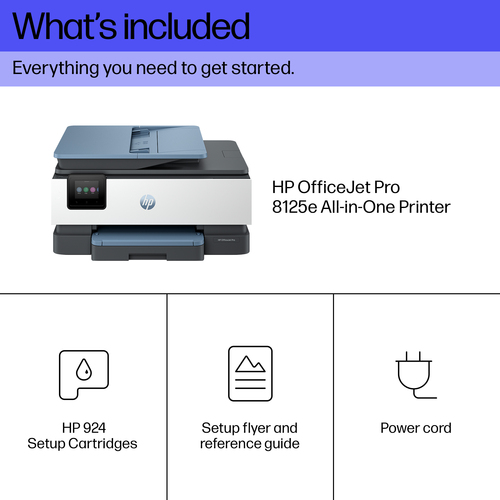HP OfficeJet Pro 8125e A4 3-in-1 Wireless Colour Inkjet Printer - image 7