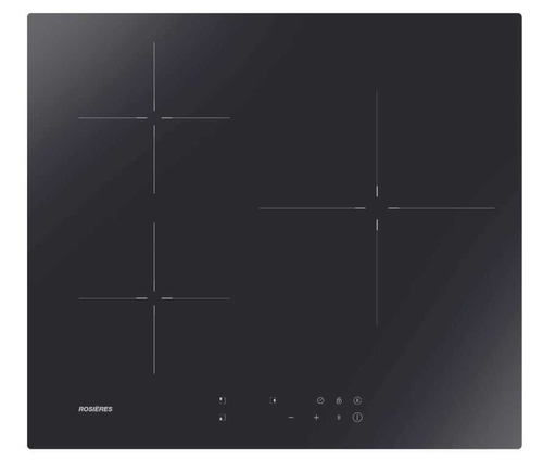 Rosieres RI633CTT Black Built-in Zone induction hob 3 zone(s)