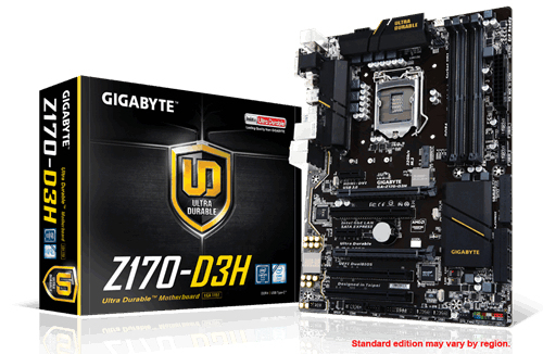 GIGABYTE GA-Z170-D3H