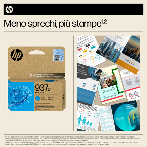 HP 937e – Cartuccia ciano originale