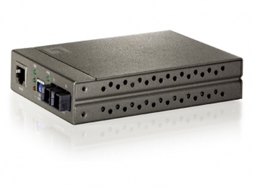 LevelOne 10/100BASE-TX to 100BASE-FX MMF SC Converter, TS-1000