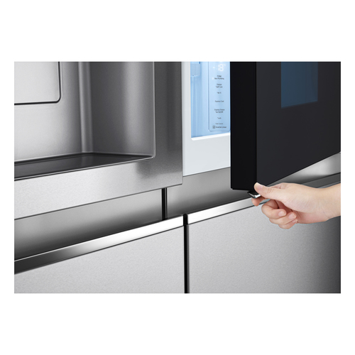 LG InstaView™ ThinQ™ GSXV91BSAE American Fridge Freezer – image 4