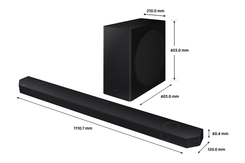 Samsung HW-Q800C/XU soundbar speaker Black 5.1.2 channels – image 2
