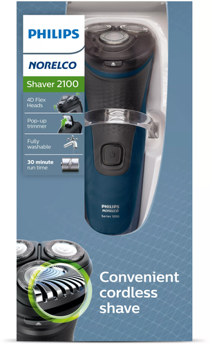 Philips Norelco Shaver 2100 S1111/81 men's shaver Rotation shaver Trimmer Blue – image 4