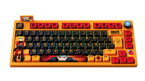 Konix Naruto 80389000009 клавиатура Игровой РЧ беспроводной + Bluetooth Оранжевый