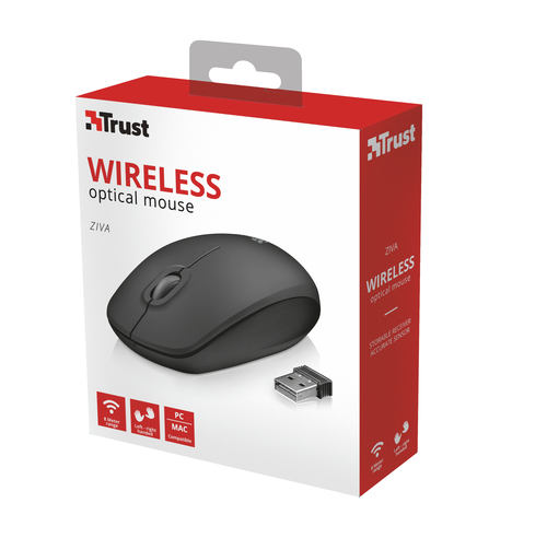 Trust Ziva mouse Office Ambidextrous RF Wireless Optical 1000 DPI – image 5