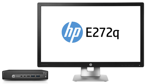 HP ProDesk 600 G2 Mini + EliteDisplay E272q
