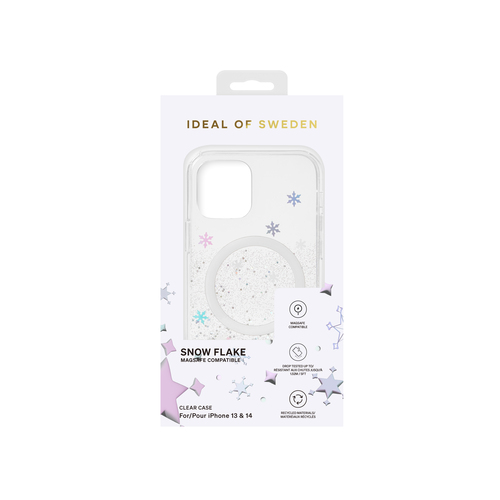 iDeal of Sweden Clear Case MagSafe iPhone 13/14 SnowFlake – image 2