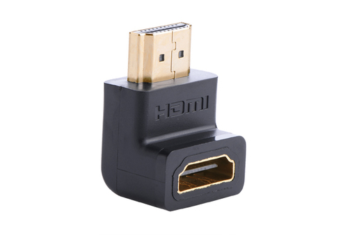 20109 Adaptador HDMI de 90 Grados Macho a Hembra / Hacia Abajo / HDMI 20 4K60Hz / Proporciona Flexibilidad Sin Doblar los Cables HDMI 20109