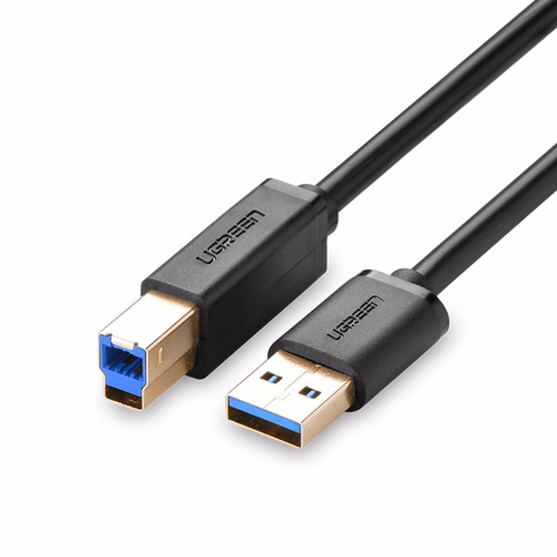 Ugreen 10372P USB kabelis USB 3.2 Gen 1 (3.1 Gen 1) 2 m USB 3.0 A USB 3.0 B Juoda