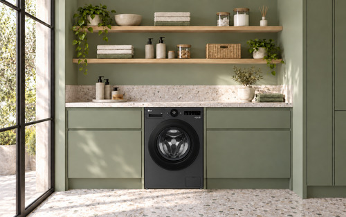 LG F4X7009TBB lavadora Carga frontal 9 kg 1400 RPM Gris