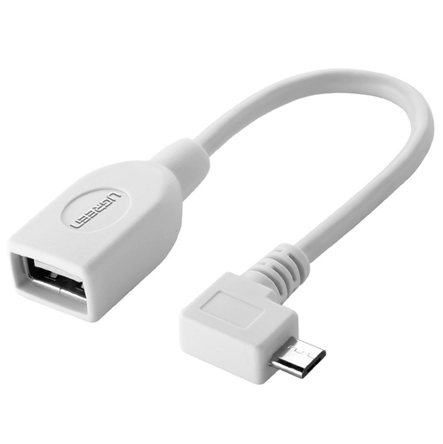 Ugreen 10389 USB kabelis USB 2.0 0,12 m USB A Micro-USB A Balta