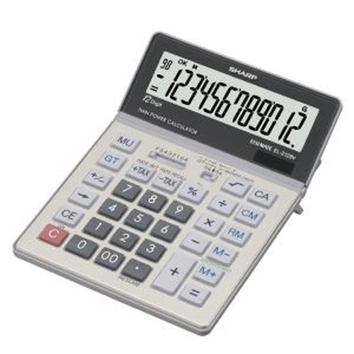 Sharp EL-2128V calculator Desktop Financial Silver