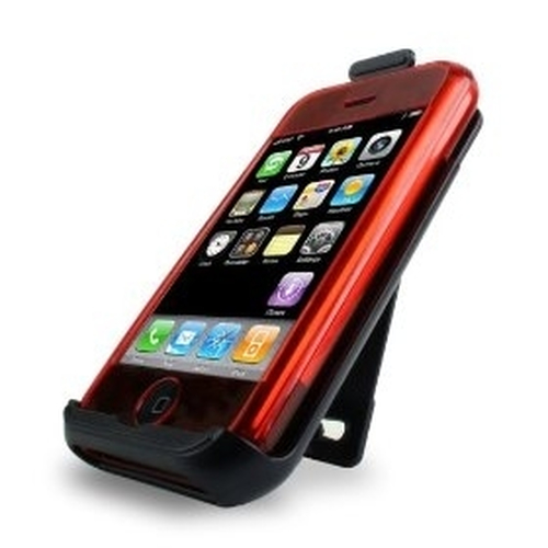 Speck SeeThru Case & Holster Red