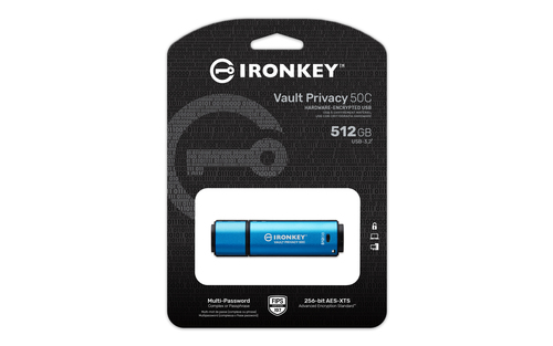 KINGSTON 512GB USB-C IronKey 50C