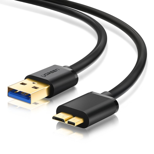 10840 Cable Adaptador USB-A 30 a Micro USB 30 / 05 Metros / Carga y Sincronización de Datos / Velocidad de hasta 5 Gbps / Blindaje Interior Múltiple / Núcleo de Cobre Estañado de 22 AWG / Compatibilidad Universal 10840