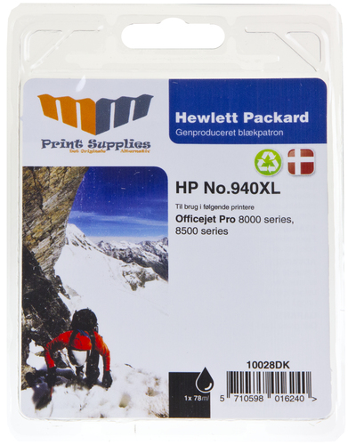 MM Black Inkjet Cartridge - Replaces HP No.940XL (C4906AE)