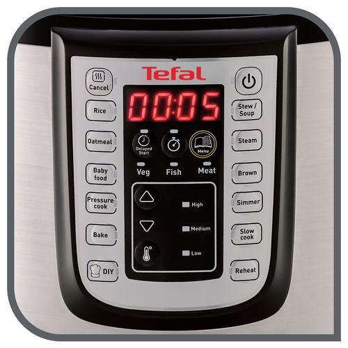 Tefal CY505EF0 electric pressure cooker Black, Stainless steel – image 2