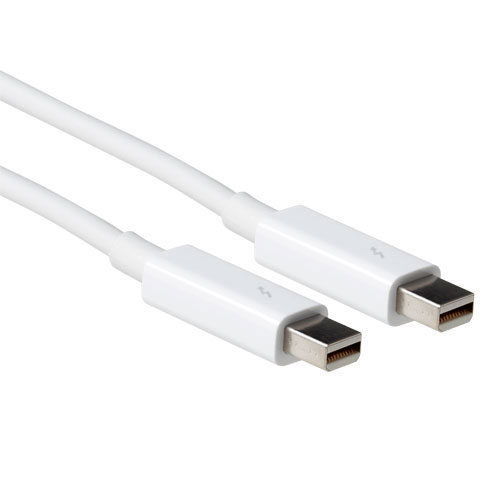 ACT SB0009 Thunderbolt-kaabel 1 m Valge