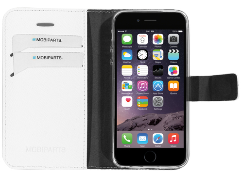 Mobiparts Saffiano Wallet Case Apple iPhone 5, iPhone 5S, iPhone SE White – image 4