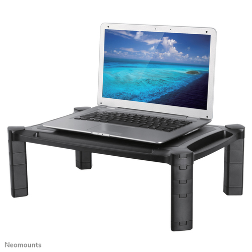 Neomounts by Newstar monitor/laptop riser. Mounting: Freestanding, Maximum weight capacity: 10 kg, Minimum screen size: 25