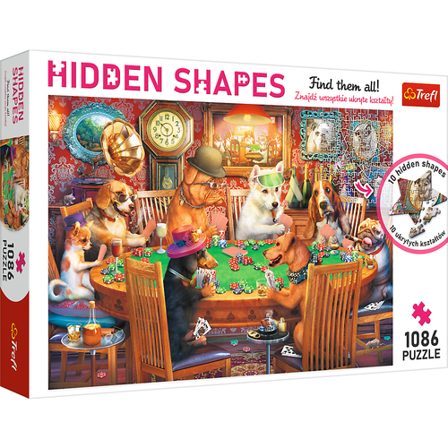 Trefl Hidden Shapes Составная картинка-головоломка 1086 шт Искусство