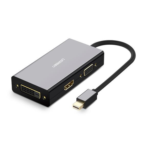 CONVERTIDOR UGREEN MINI DP A HDMI/VGA/DVI NEGROK 20418 - 20418