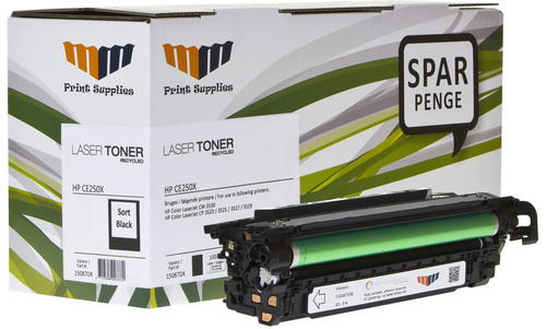 MM Black Laser Toner - HP CE250X - For HP Color LaserJet – image 1