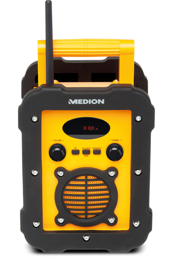 MEDION E66262 Portable Digital Black, Yellow