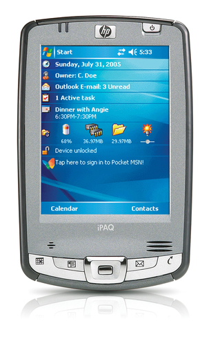 HP iPAQ Pocket PC hx2490b - PDA - Win Mobile 50 Premium Edition - 35 color TFT 240 x 320 - Bluetooth Wi-Fi - FA675B