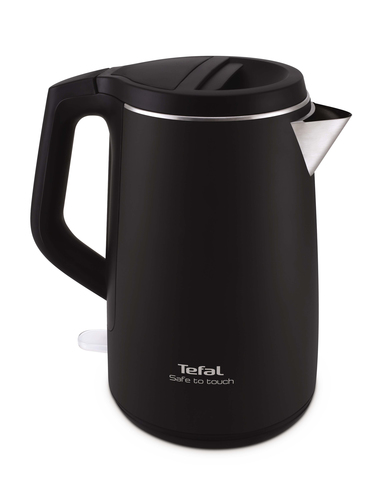 Tefal KO3718 electric kettle 1.5 L 2400 W Black, Stainless steel
