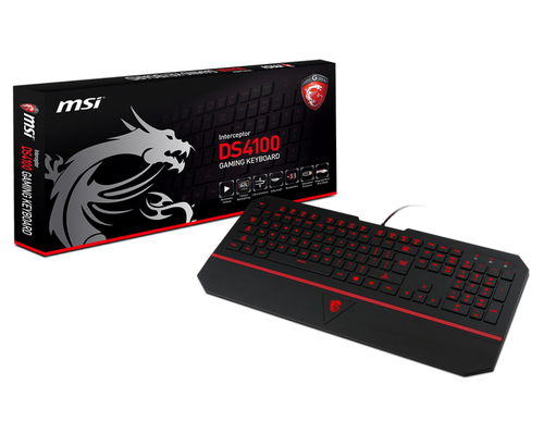 MSI Interceptor DS4100 + DS100 klaviatuur Hiir kaasa arvatud