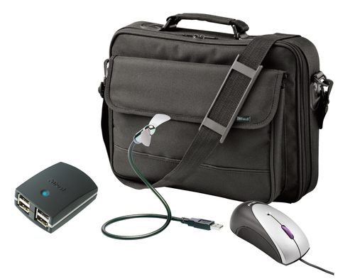 Trust Notebook Carry Bag Kit 15.4 Standard NK-1550p 39,1 cm (15.4) Portfelis Juoda