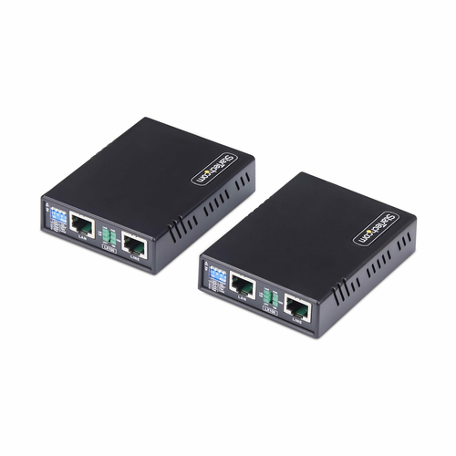 10/100 ETHERNET EXTENDER KIT, UP TO 0.5MI (800M), LONG-RANGE LAN OVER SINGLE PAI