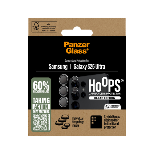 PANZERGLASS HOOPS LENS PROTECTOR - CLEAR, afbeelding 3