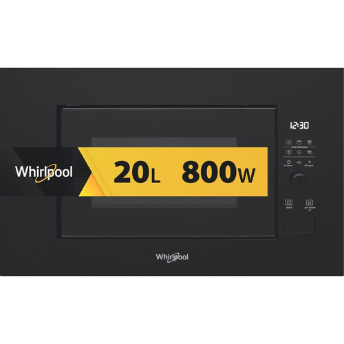 Whirlpool WMF200G NB Черный Микроволновая печь с грилем Встроенный 20 L 800 W