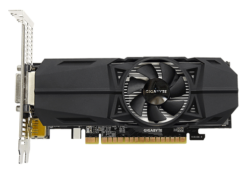 Gigabyte GeForce GTX 1050 Ti OC 4G - Graphics card - GF GTX 1050 Ti - 4 GB GDDR5 - PCIe 30 x16 low profile - DVI HDMI DisplayPort - GV-N105TOC-4GL