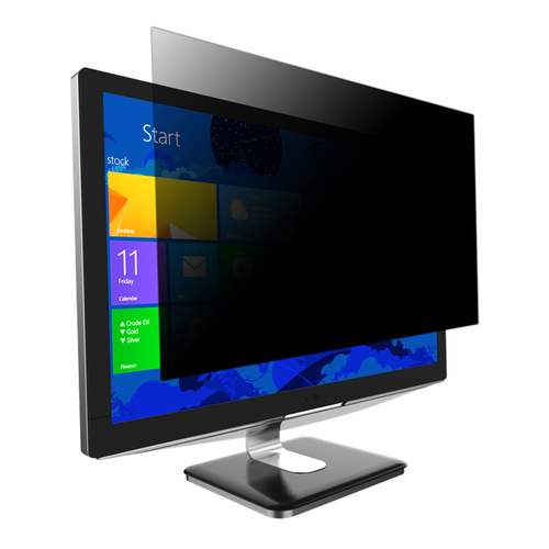 4VU PRIVACY SCREEN FOR 23.5 WIDESCREEN (16:9) CLEAR, DEFENSEGUARD ANTIMICROBIAL